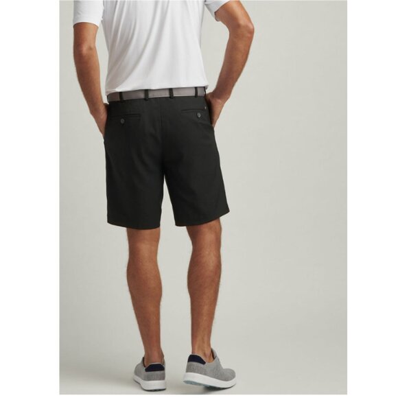 Peter Millar Crown Sport Mens 40 Black Golf Performance Chino Stretch Shorts NWT - Picture 2 of 8